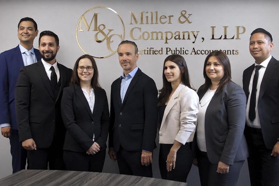 Manhattan NYC accounting firm team at Miller & Company LLP providing tax consulting and business advisory services