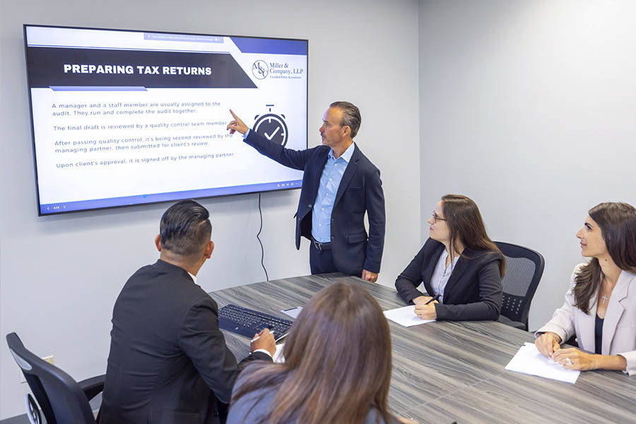 manhattan cpa leading tax audit preparation meeting and irs compliance review for business clients
