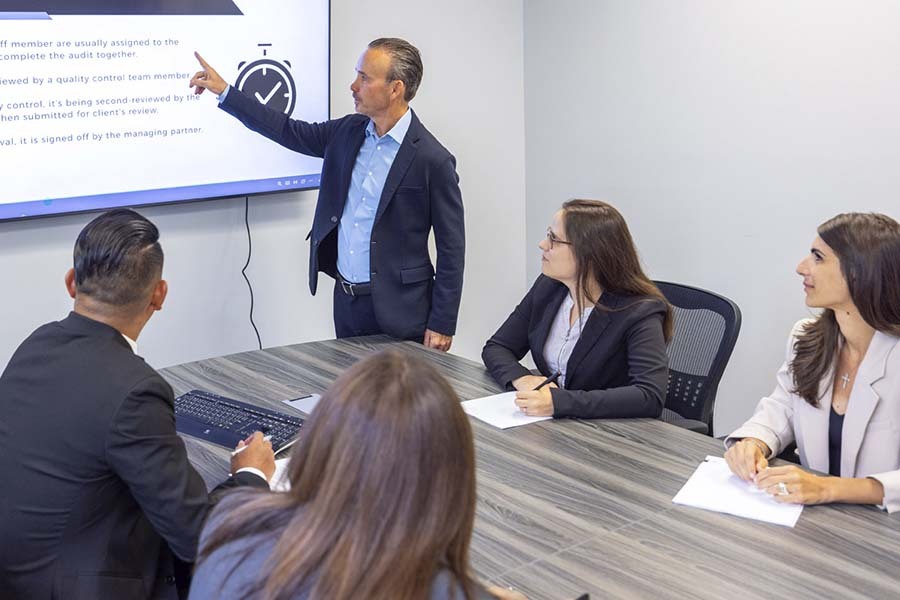 NYC CPA team handling IRS tax cases and asset seizure prevention strategies at Miller & Company office