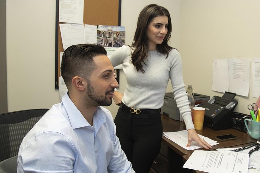 financial planning team working on retirement projections and long term wealth strategy in Manhattan CPA firm