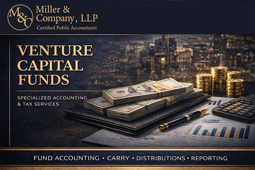 venture capital fund accounting and reporting services by NYC CPA firm Miller & Company LLP
